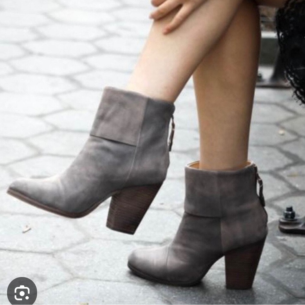 Rag & Bone Newbury grey ankle bootie 37.5